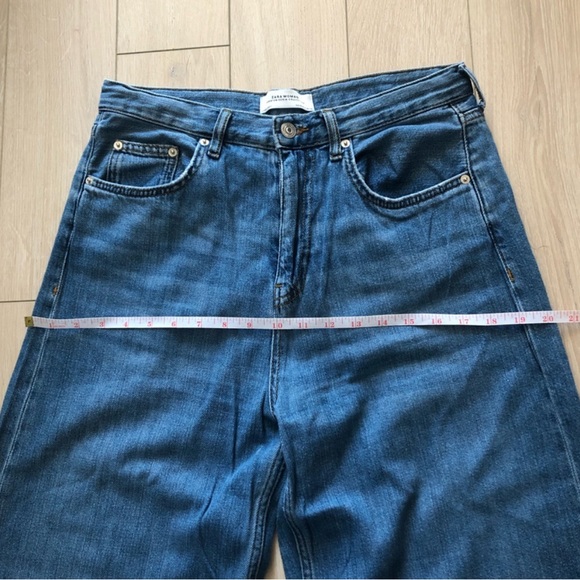 Zara High Rise Wide Leg Jeans - Picture 8 of 11
